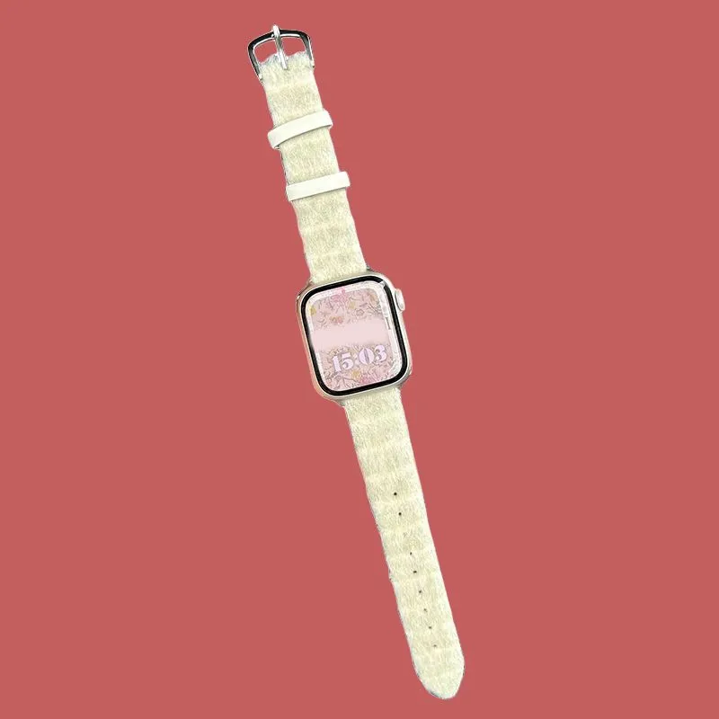 MSSM Apple Compatibility Watch Band Woolen Material-1