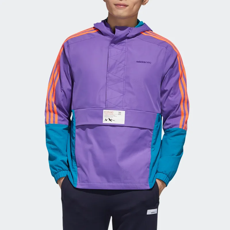 Adidas Neo Jackets Men Purple-2