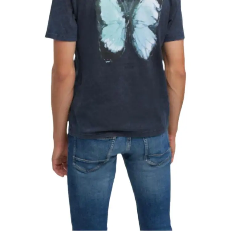 HUGO BOSS T-Shirts Men Dark Blue-4