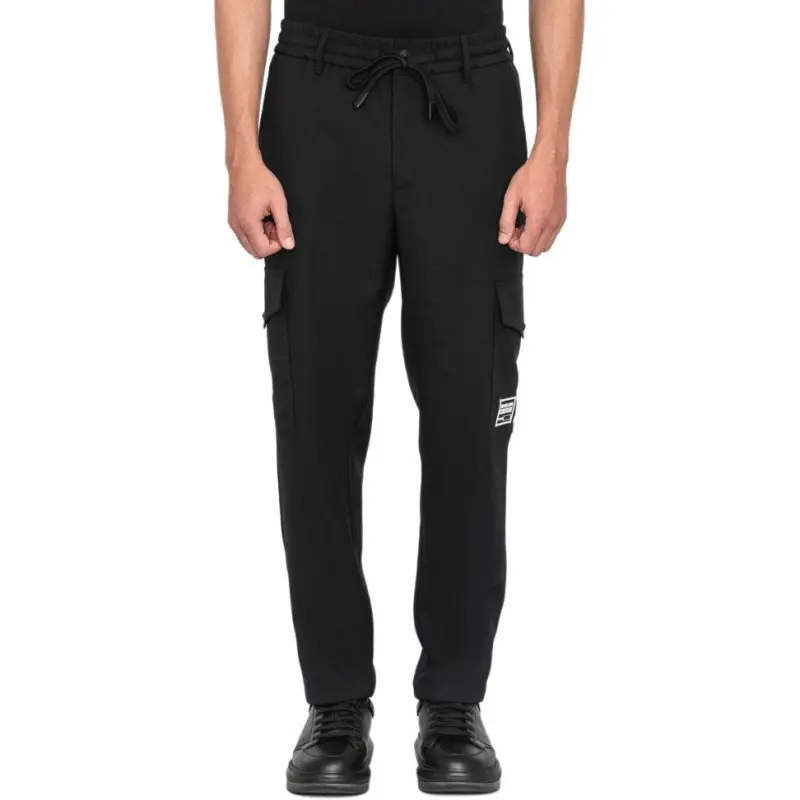 VERSACE JEANS COUTURE Logo Patch Drawstring Pants-3