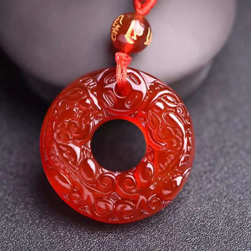 JUNWEN Jade Necklaces Unisex-6