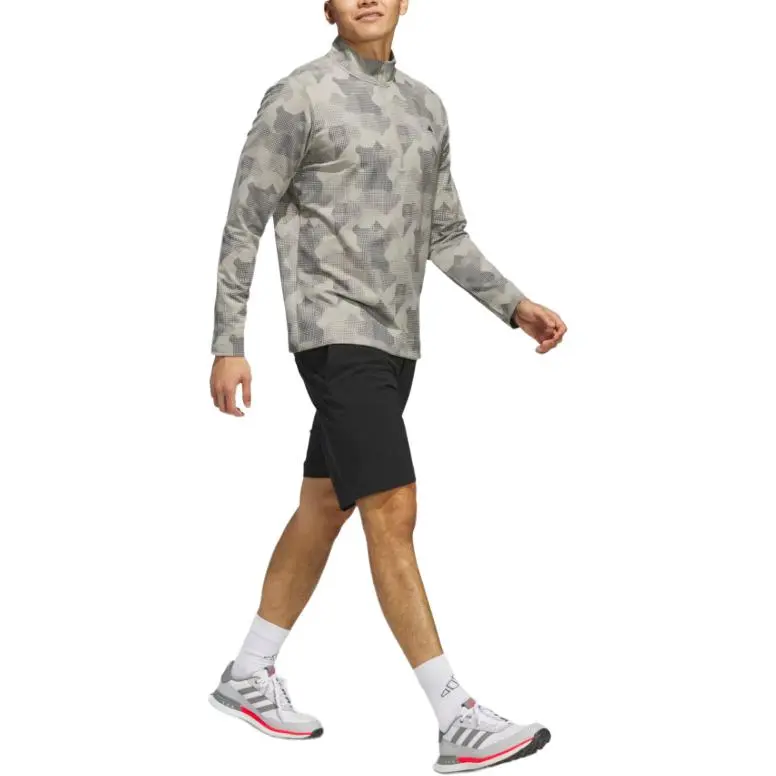 Adidas Free Shipping With AdiClub Go To Printed Quarter Zip Pullover-3