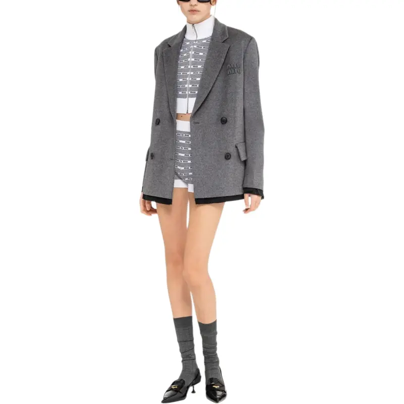 MIU MIU Double breasted Suit Jacket-1