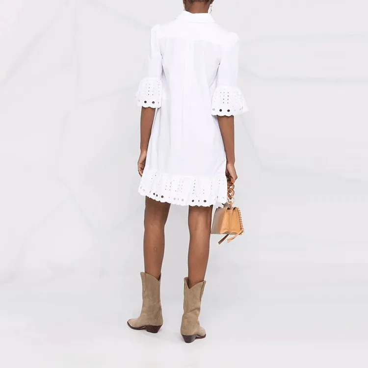 See By Chloe Short Sleeved Dress Women's White-2