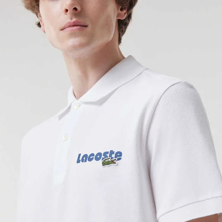 LACOSTE Polo Shirts Men White-4