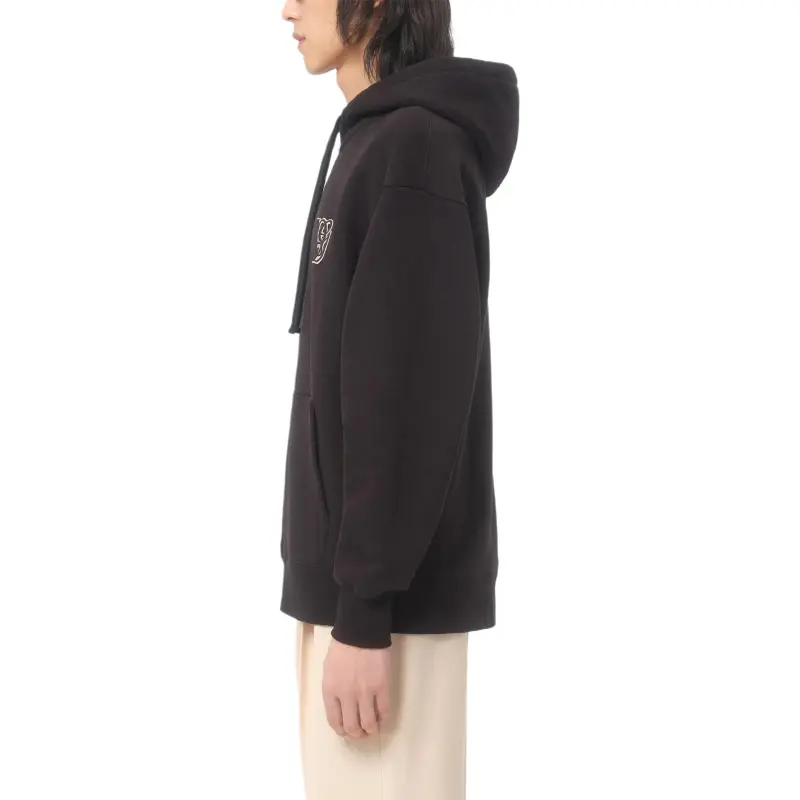 Valentino Logo patch Zip up Hoodie-3