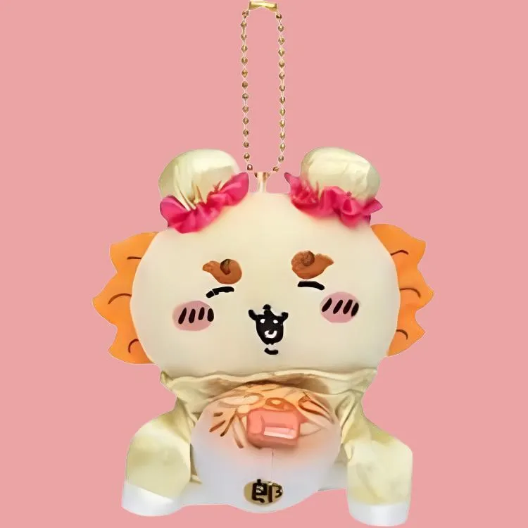 Chiikawa Shisa Shisa Dolls Plush Pendant 12cm High-3