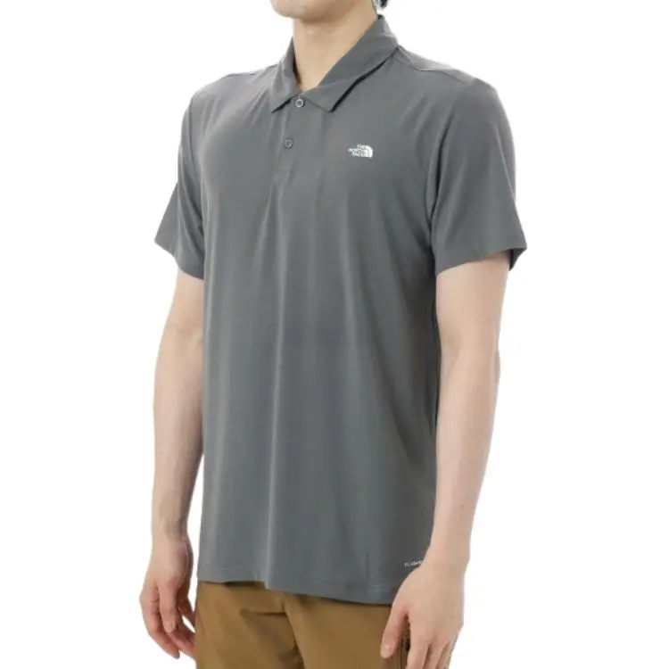 THE NORTH FACE Polo Shirt Men's Dark Gray-1
