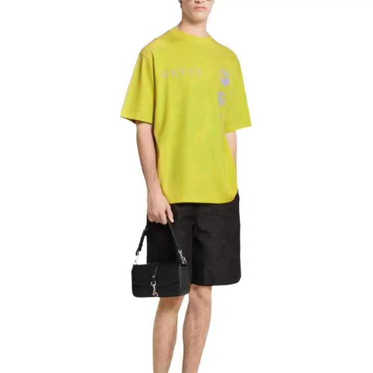 GUCCI FW25 T Shirt Men's Light Green-3