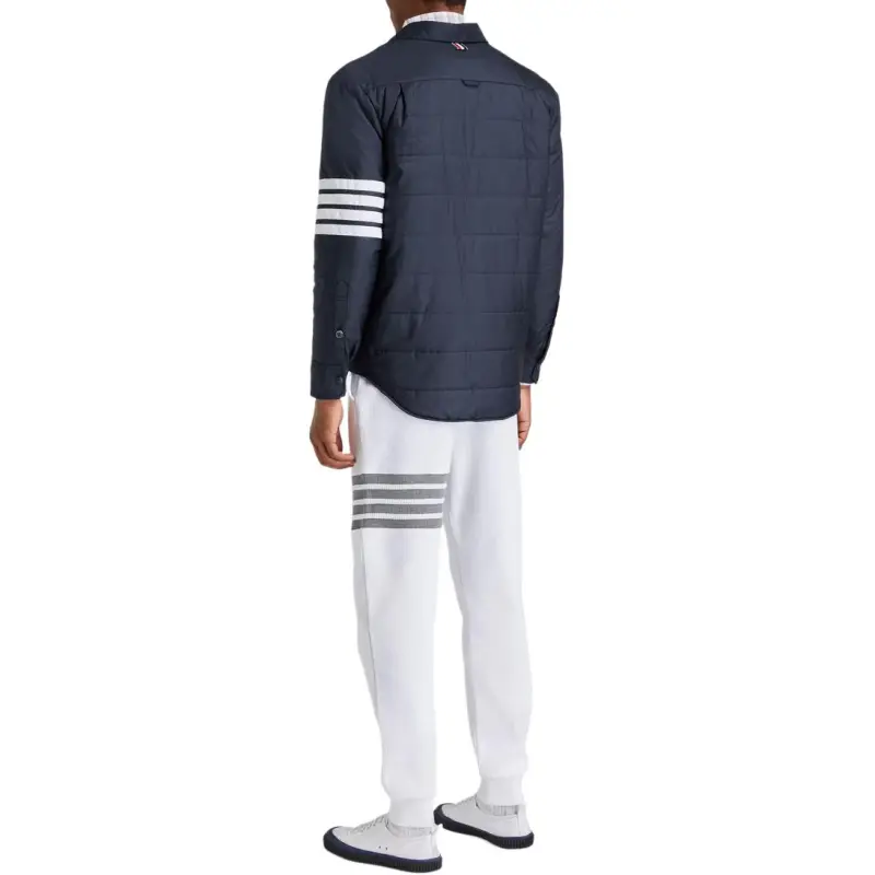 THOM BROWNE Jackets Men Blue-4