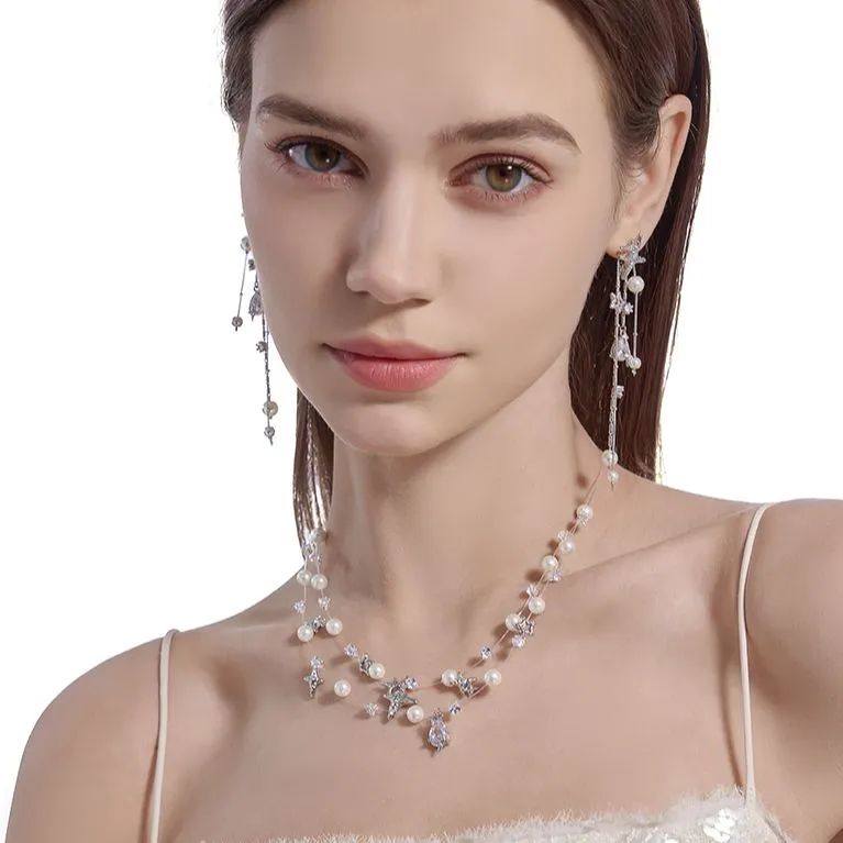 Masw Faux Pearl Necklaces Women's-3