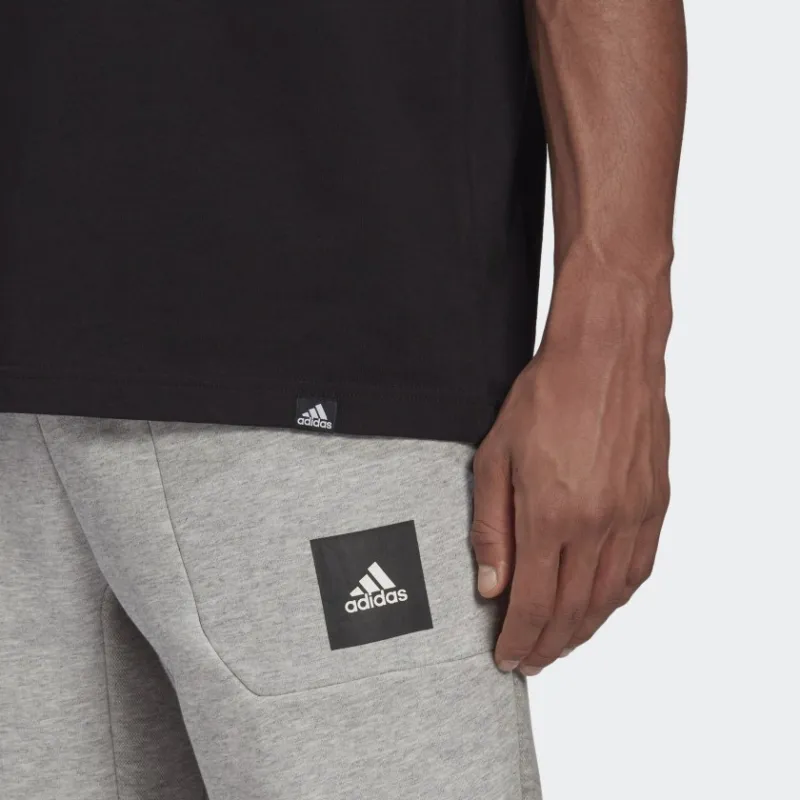 Adidas T Shirts Men Black-3