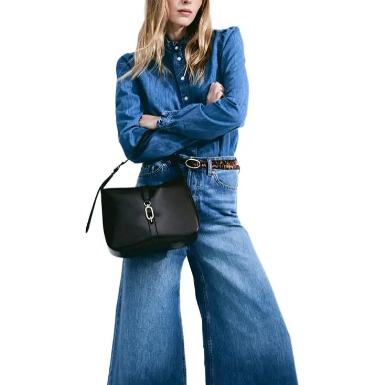 H&M Shirts Women's Denim Blue-3