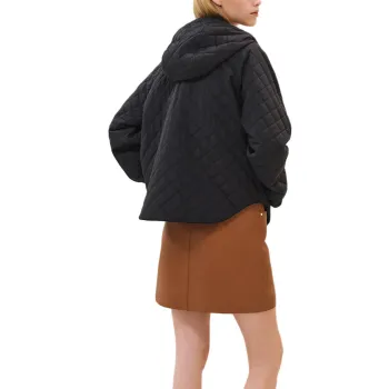 HERMES Jackets Coats Women's Black