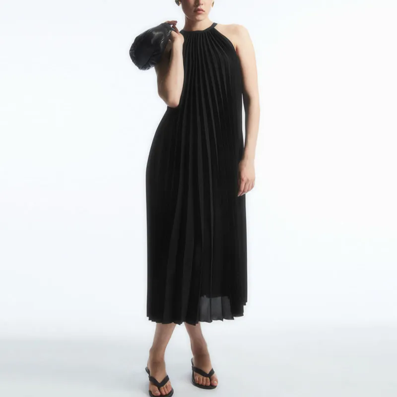 COS Sleeveless Dresses Women's Black-1