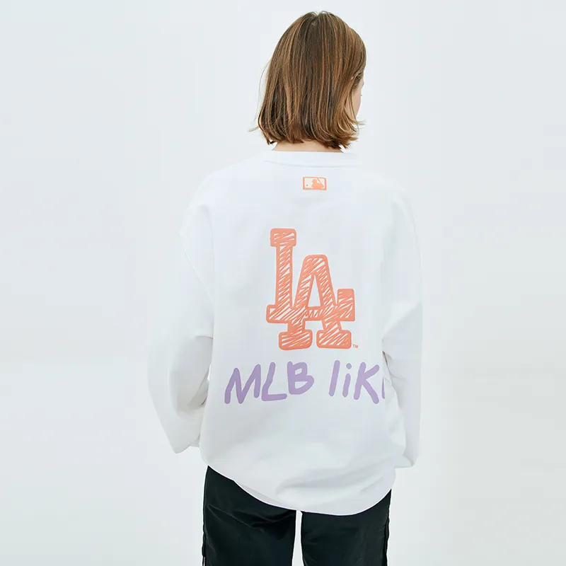 MLB Like Series Sweatshirts Unisex White-2