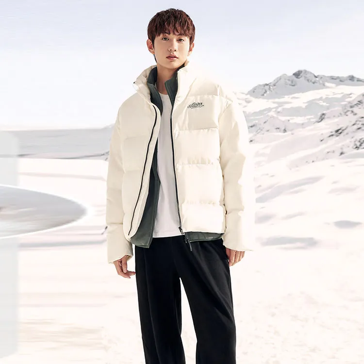Anta Life Collection Down Jacket Unisex Ivory White-2