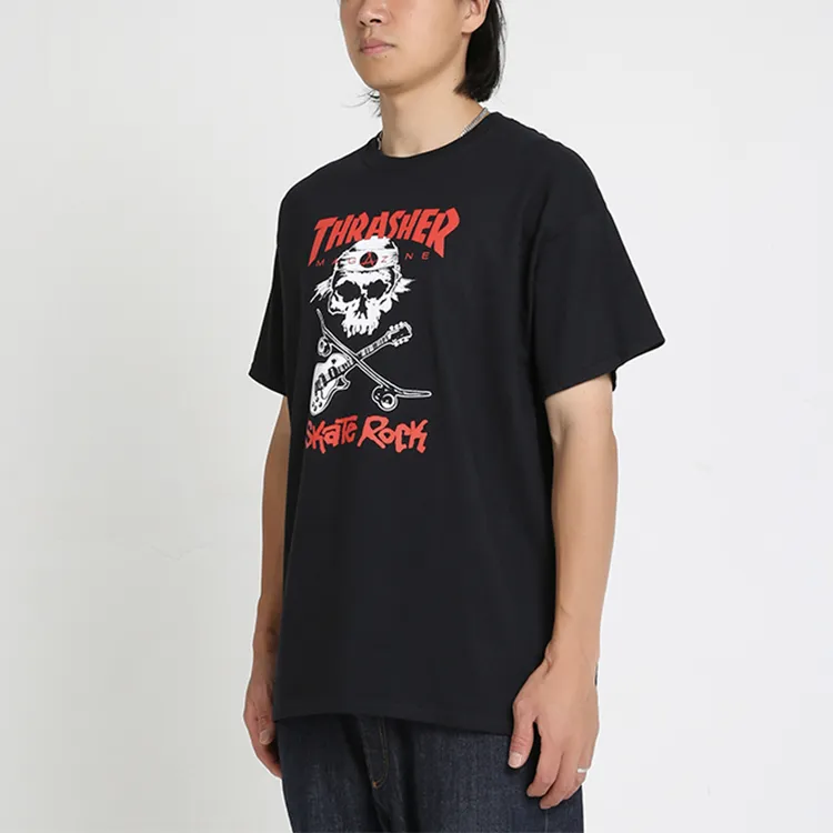 Thrasher T-Shirt Japan Version Unisex Black-2