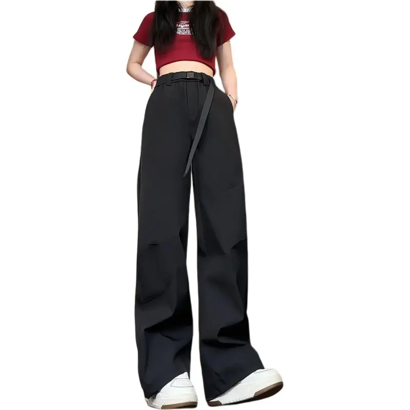 BEAR UNION Casual Pants Unisex Black-3