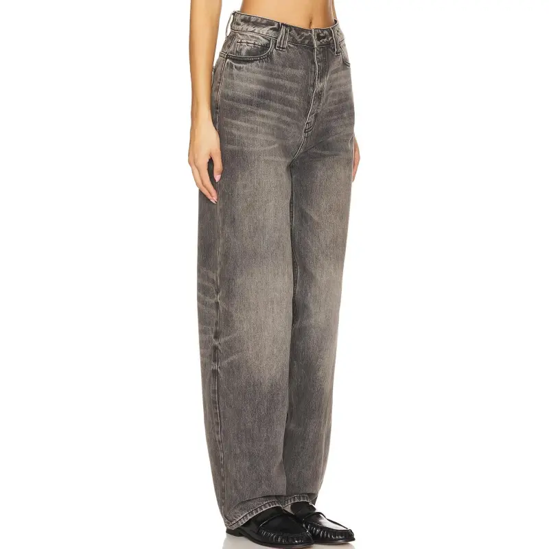 Fear Of God Essentials Women's Straight Leg Denim Jeans Vintage Black-4