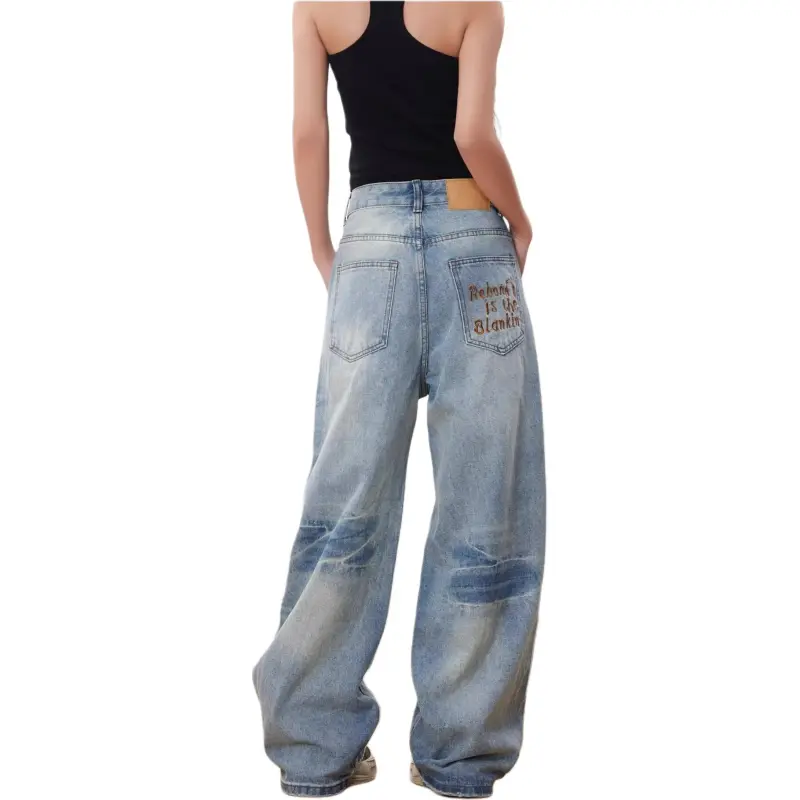 Concubine Zhu Jeans Women's Blue-5