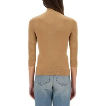 Victoria Beckham High Neck Knitted Top