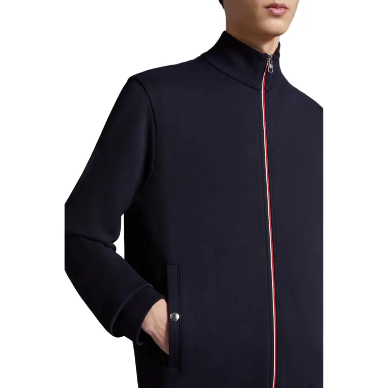 Moncler Logo Patch Zip Up Jacket-3