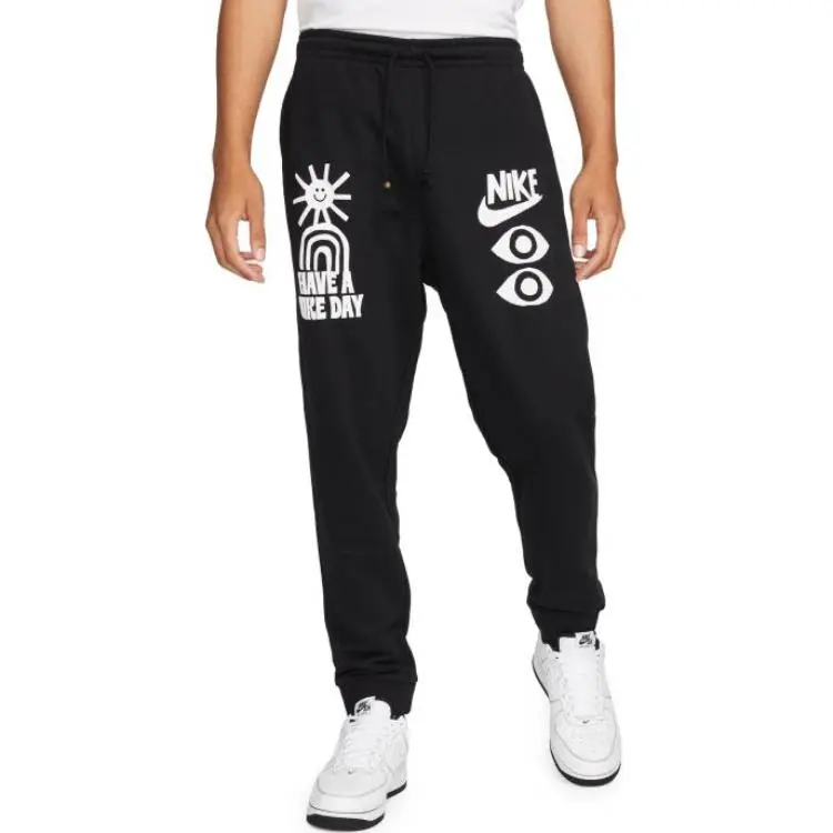 Nike Casual Pants Men Black-2
