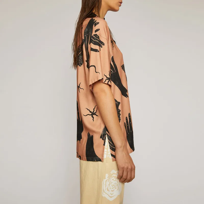 Acne Studios Shirt Women's Pink Black-2
