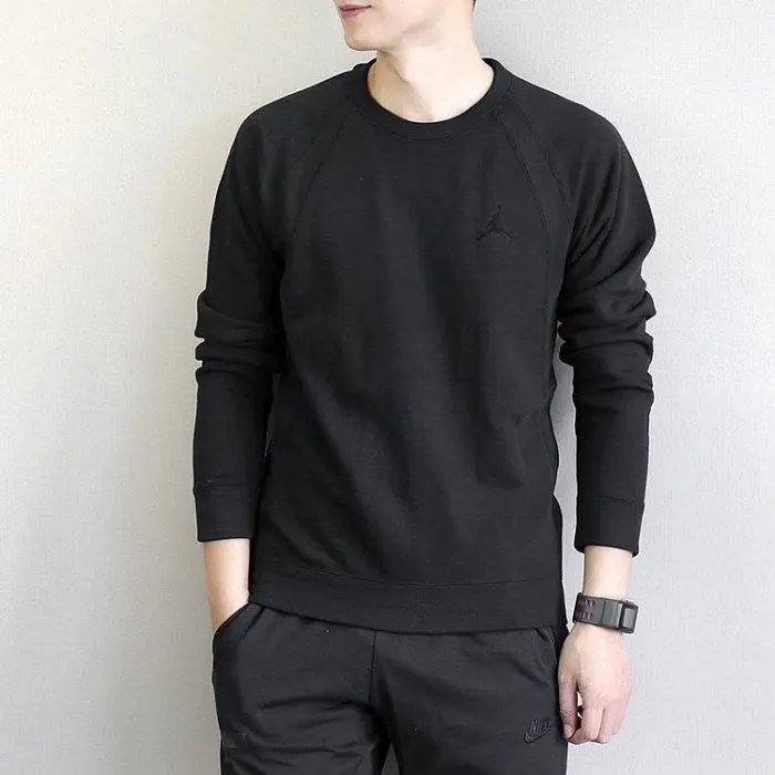 Jordan Sweatshirts Men Black-3