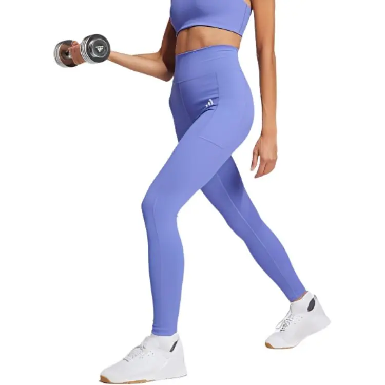 Adidas Free Shipping With AdiClub Optime Rib 7/8 Leggings-1