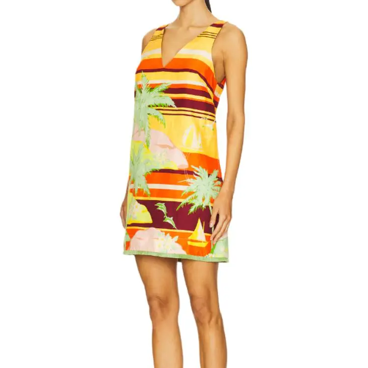 ALEMAIS Sleeveless Dress Women's Multicolor-2