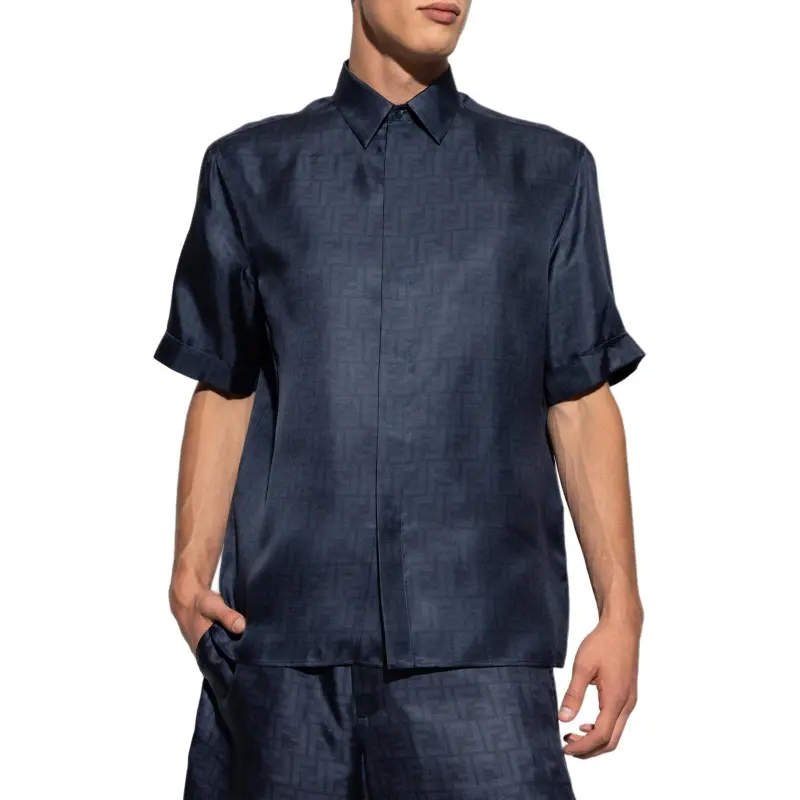 FENDI Allover Logo Printed Buttoned Shirt-2