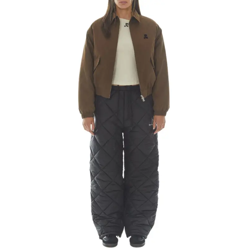 Rest&Recreation FW24 QUILTED BOMBER JACKET Jackets & Coats Unisex BROWN/Brown-2