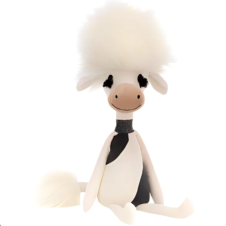 JELLYCAT Farm Animal Collection Elegant Bonny Cow Dolls Plush Doll 35cm High-2