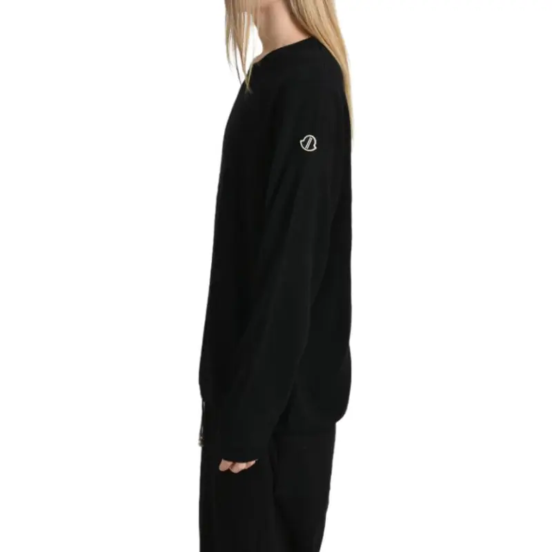 RICK OWENS X RICK OWENS Knit Jumbo Round Neck Top-3