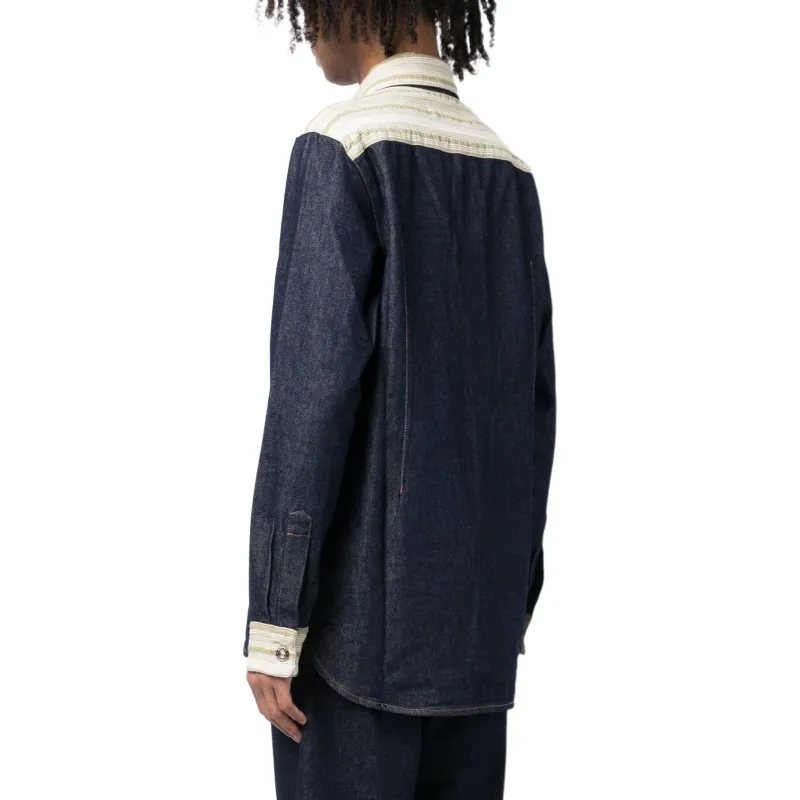 Wales Bonner Miles Denim Shirt-3