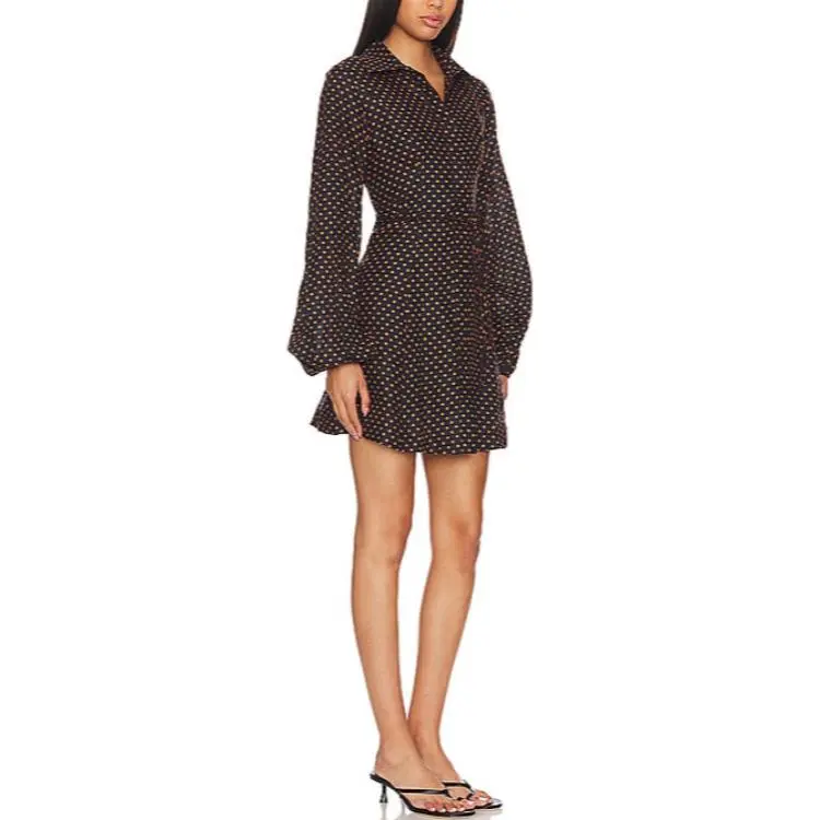FAITHFULL THE BRAND Long-Sleeved Dresses Women's Russet-2