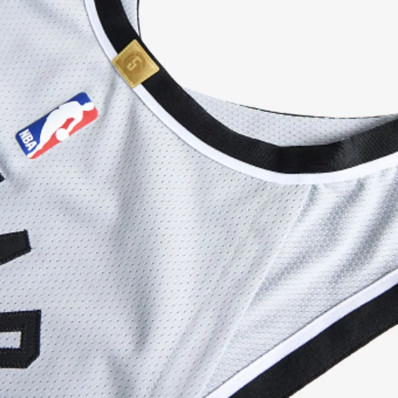 Nike Nike X NBA Basketball Jerseys Men's Gray-2