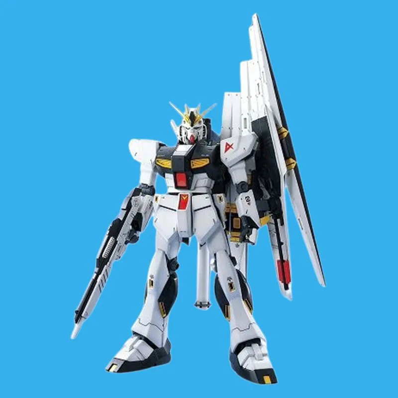 BANDAI MG 1/100 Mobile Suit Gundam  Duel Simplified Chinese Char's Counterattack Nu Gundam Model Kits-3