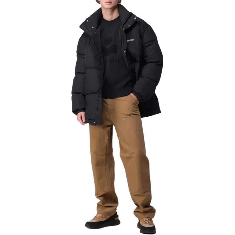 ISABEL MARANT Logo Patch Padded Jacket-4