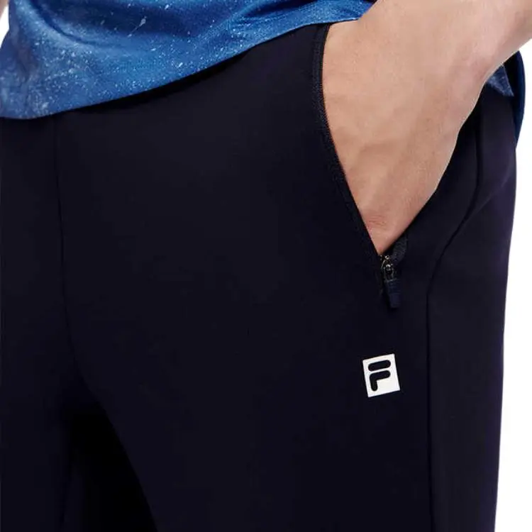 FILA Knitted Sweatpants Men Royal Blue-7