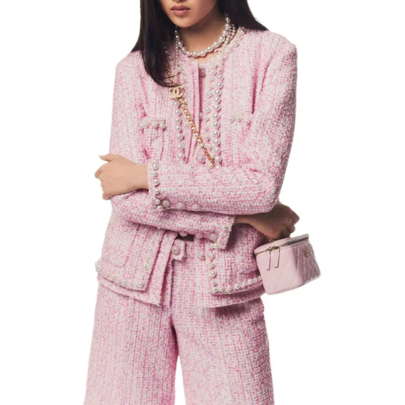 CHANEL 25P Jackets & Coats Women's Pink-1