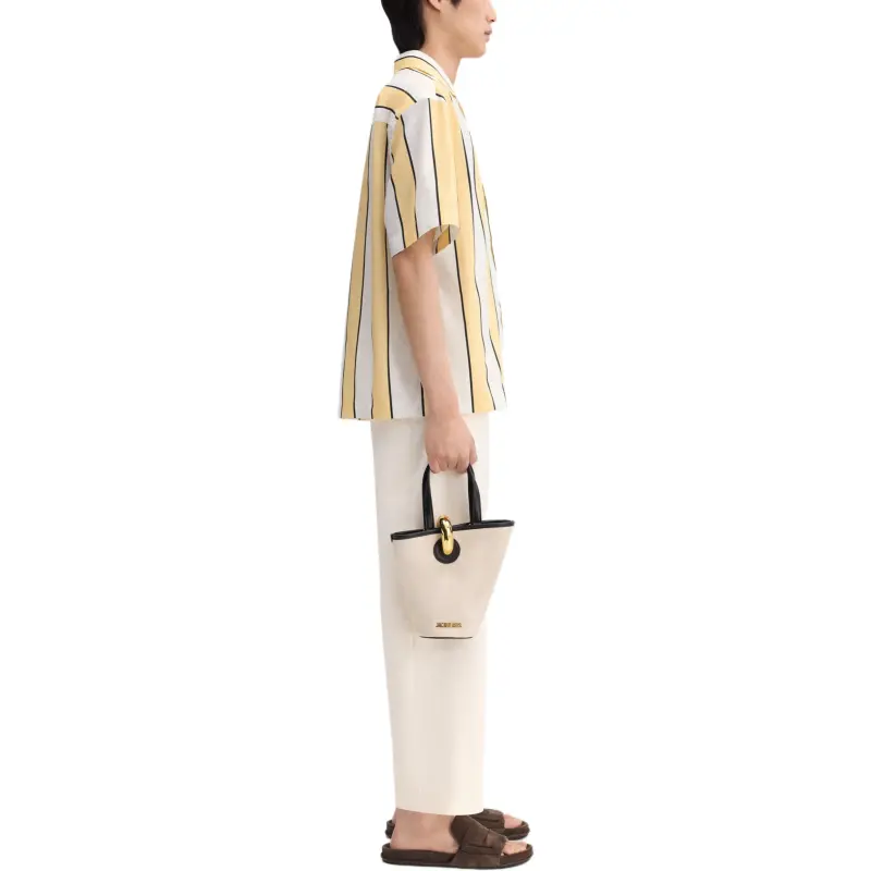 Jacquemus SS25 Striped Bowling Shirt Men's Stripes/Stripes-3