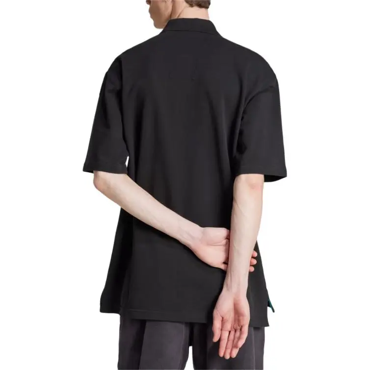 Adidas Clothing Polo Shirts Men Black-2