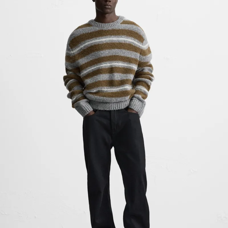 ZARA Sweater Men's Grey / Beige-2