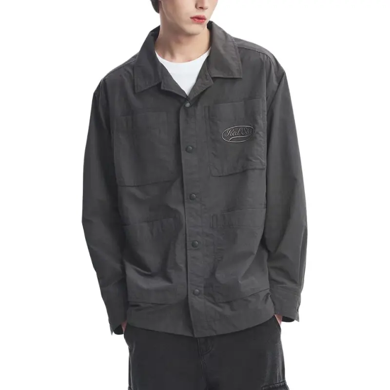 MLB Varsity Boston Red Sox Shirt Unisex Dark Gray-2