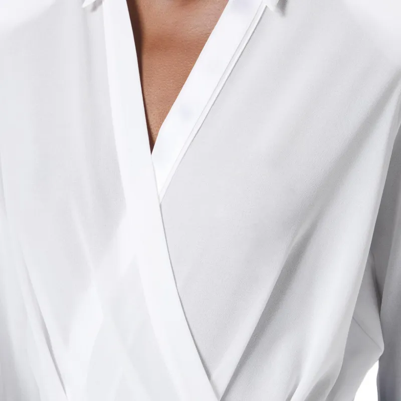 Elisabetta Franchi Draped Wrap Bodysuit-4