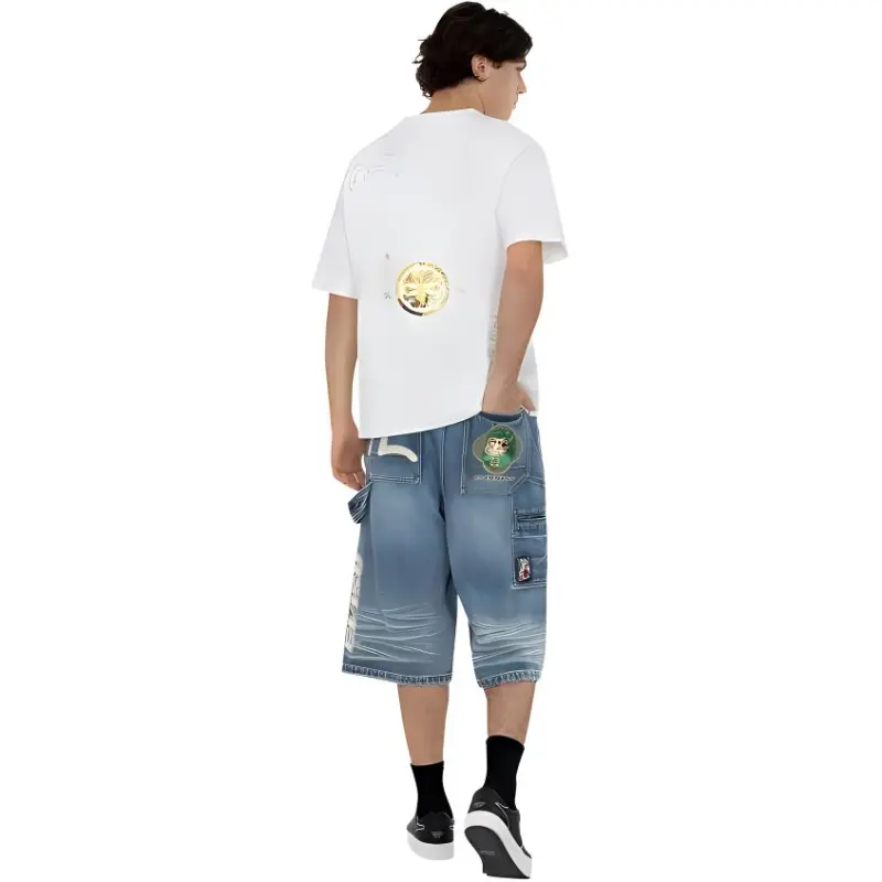 EVISU Short Sleeved T Shirts Men's-8