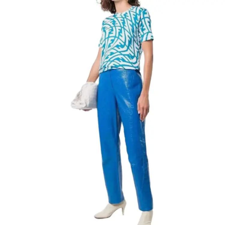 FENDI T Shirts Women's Blue-2